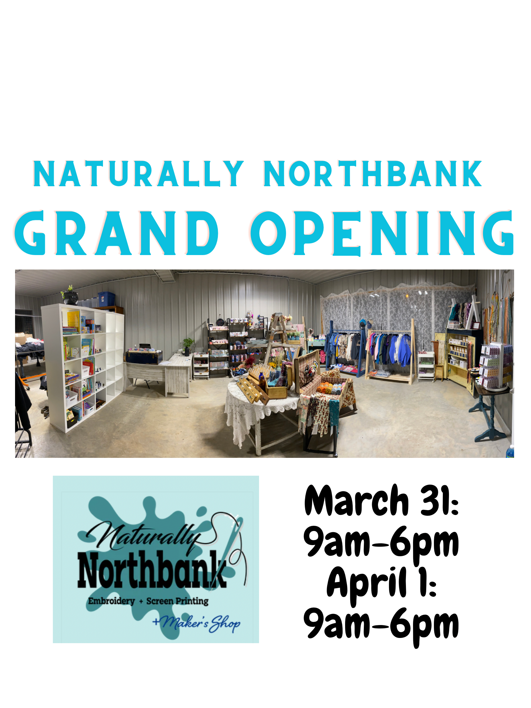 Maker’s Shop OPEN!