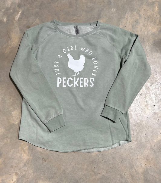 Girl loves her Peckers