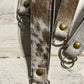 Cowhide/Leather wristlet