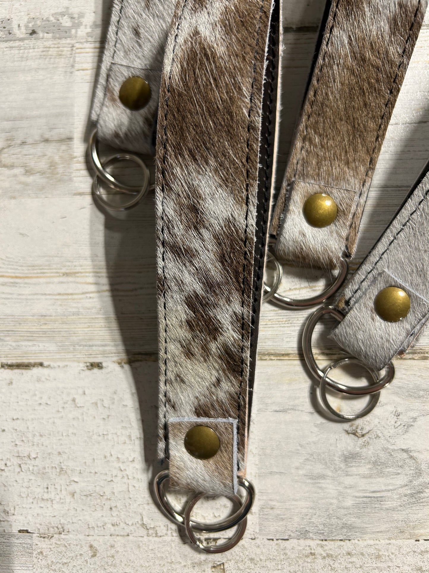 Cowhide/Leather wristlet