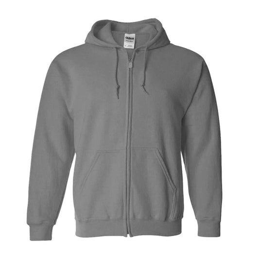 Unisex Zippered Hooded Sweatshirt (Adult and Youth Size)